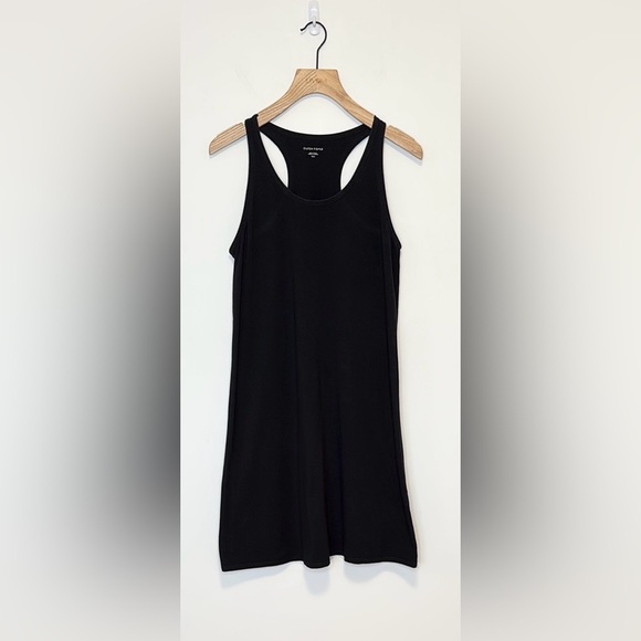Eileen Fisher Organic Cotton Racerback Tank Dress, sz medium - Picture 2 of 5